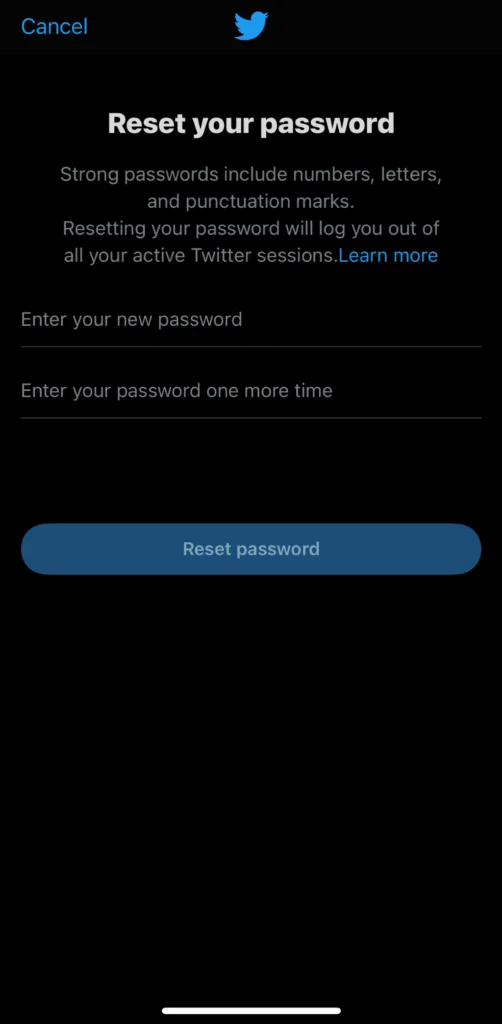 Phải làm gì nếu bạn quên mật khẩu Twitter của mình 11 Phải làm gì nếu bạn quên mật khẩu Twitter của mình