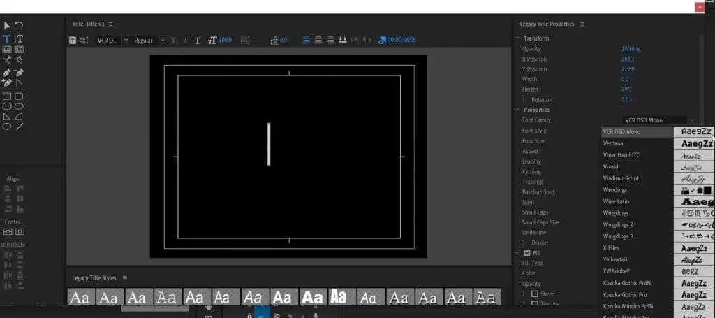 7legacy - Mẹo công nghệ trực tuyến Sử dụng Phông chữ Mới trong hình ảnh Adobe Premiere Pro