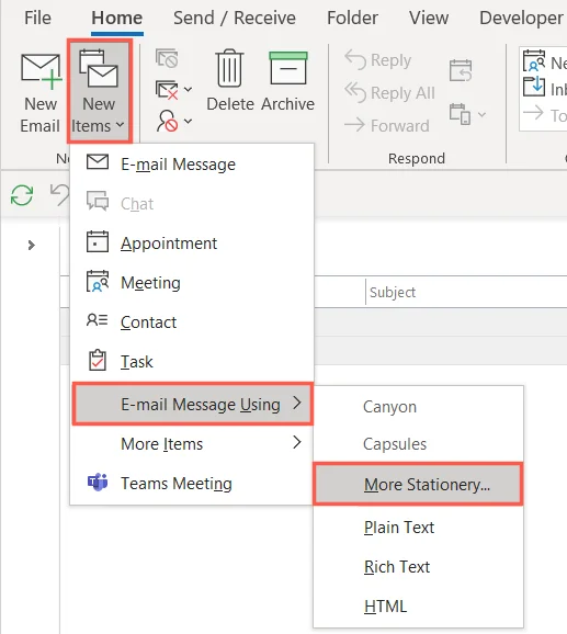 Cách thay đổi và tùy chỉnh Outlook Theme cho Email của bạn 28 Cách thay đổi và tùy chỉnh Outlook Theme cho Email của bạn