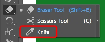 image-79 - Mẹo công nghệ trực tuyến Cách cắt một hình bằng công cụ Knife Tool