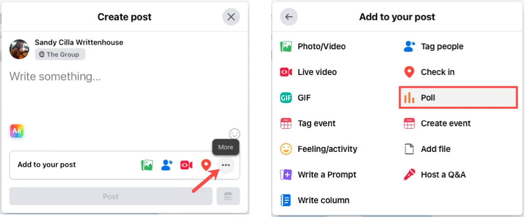 Cách tạo cuộc thăm dò ý kiến ​​trên Facebook