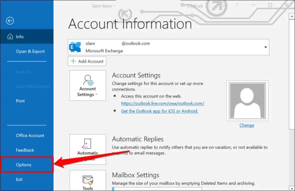 Cách khắc phục “Chúng tôi không thể kết nối ngay bây giờ” trong Outlook 55 Cách khắc phục “Chúng tôi không thể kết nối ngay bây giờ” trong Outlook