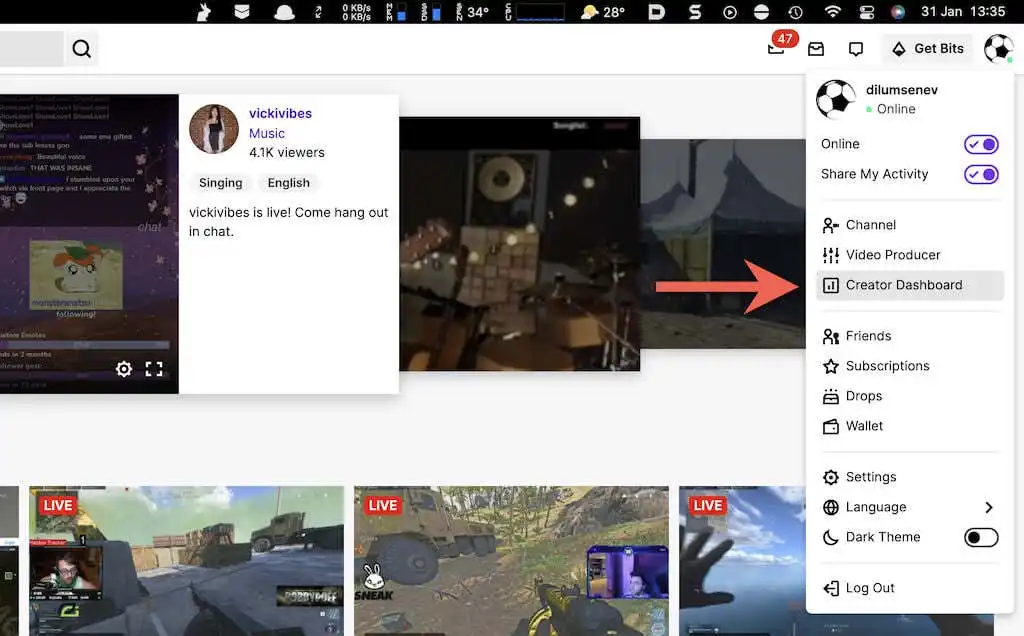 Cách bật và tải xuống Twitch VOD 17 Cách bật và tải xuống Twitch VOD