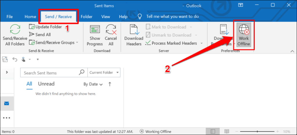 Cách khắc phục “Chúng tôi không thể kết nối ngay bây giờ” trong Outlook 2 Cách khắc phục “Chúng tôi không thể kết nối ngay bây giờ” trong Outlook
