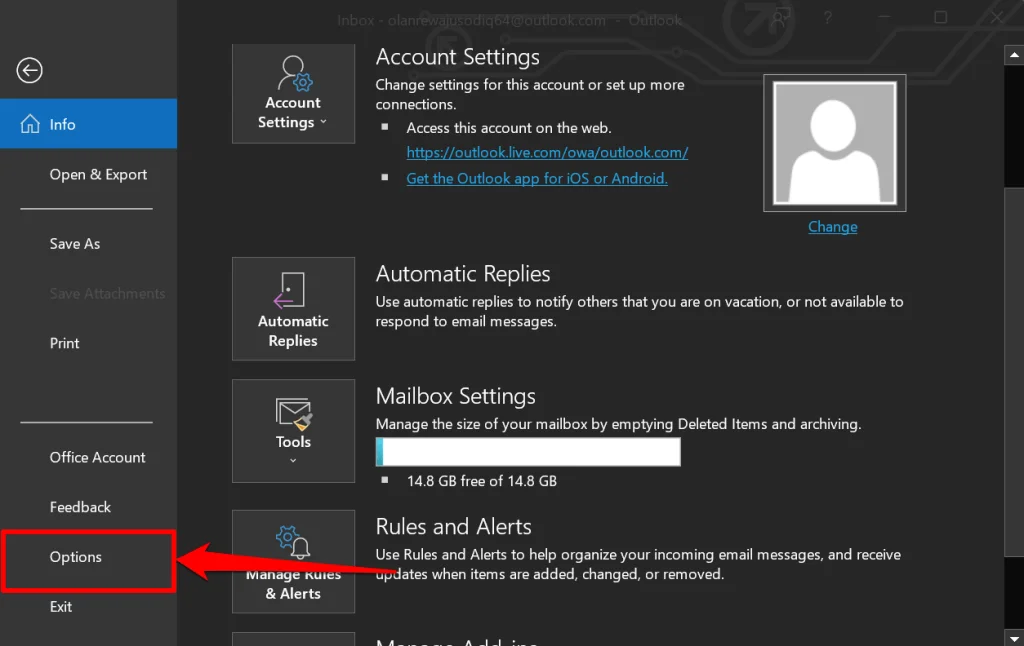 Cách bật Chế độ tối trong Microsoft Outlook (Windows, Mac và Di động) 7 Cách bật Chế độ tối trong Microsoft Outlook (Windows, Mac và Di động)