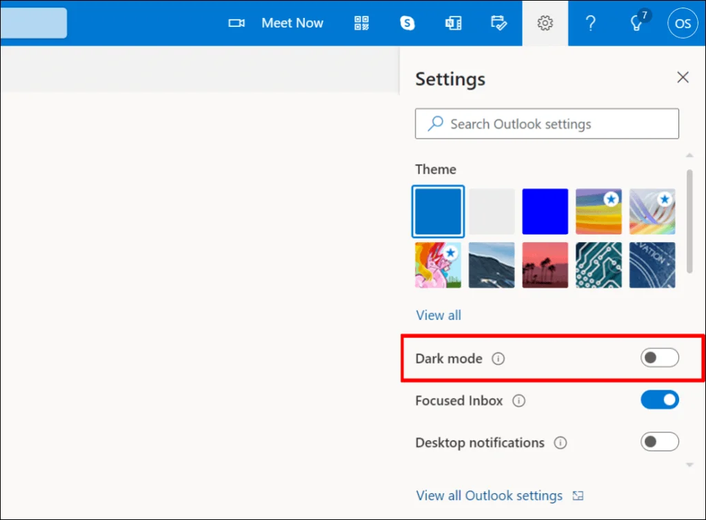 Cách bật Chế độ tối trong Microsoft Outlook (Windows, Mac và Di động) 20 Cách bật Chế độ tối trong Microsoft Outlook (Windows, Mac và Di động)