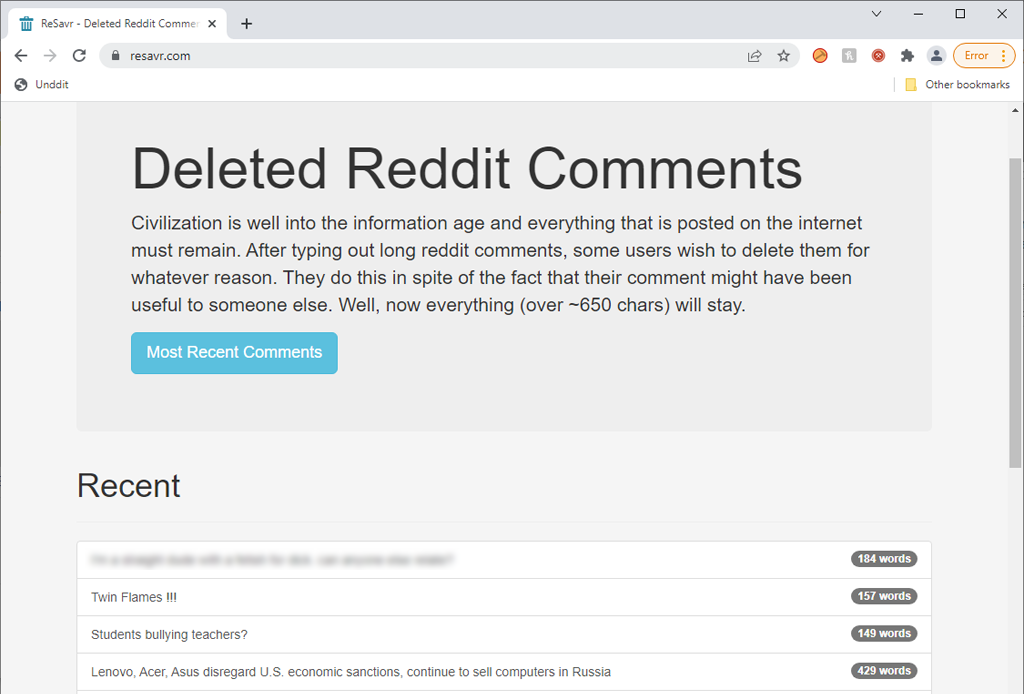 Cách xem các bài đăng trên Reddit đã xóa 8 Cách xem các bài đăng trên Reddit đã xóa