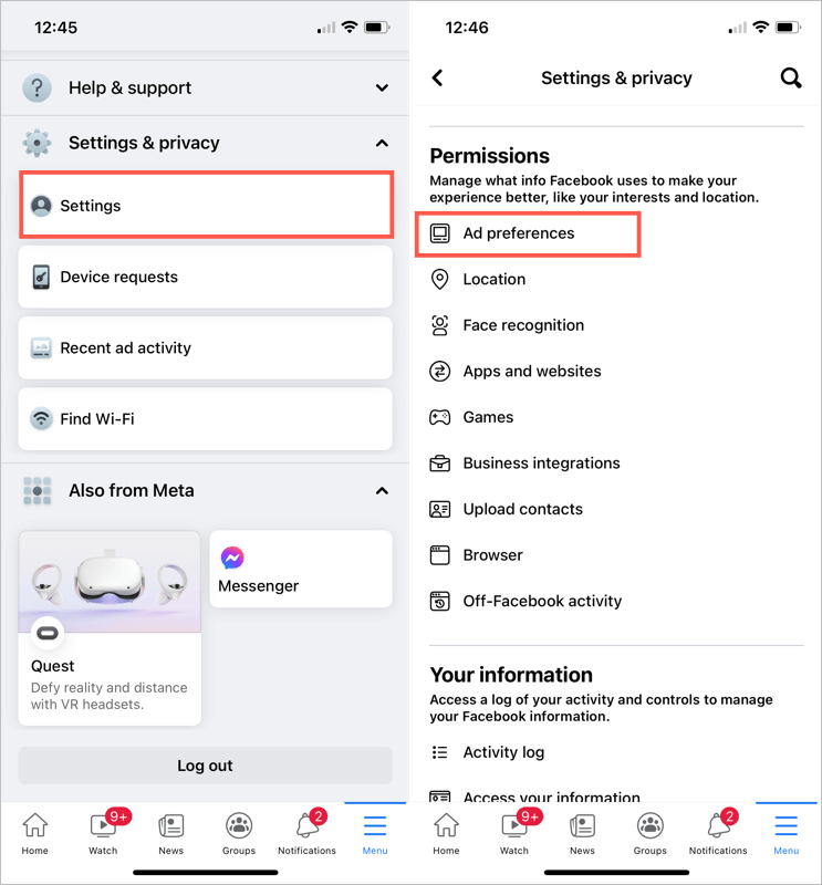 Cách thay đổi tùy chọn quảng cáo trên Facebook của bạn 4 Cách thay đổi tùy chọn quảng cáo trên Facebook của bạn