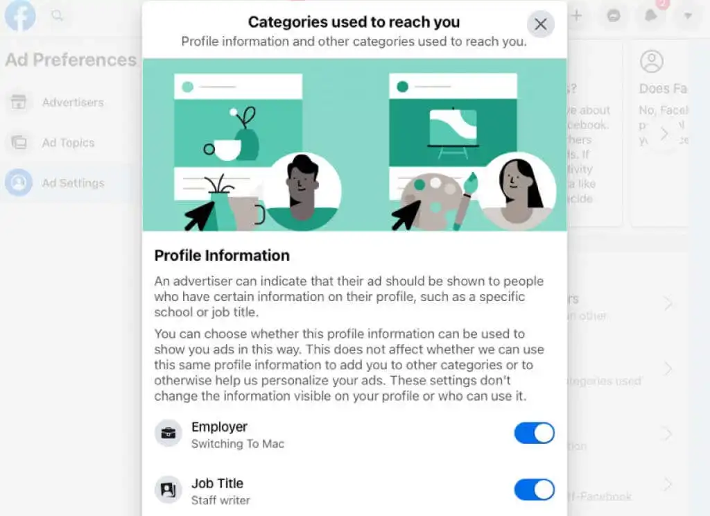 Cách thay đổi tùy chọn quảng cáo trên Facebook của bạn 13 Cách thay đổi tùy chọn quảng cáo trên Facebook của bạn
