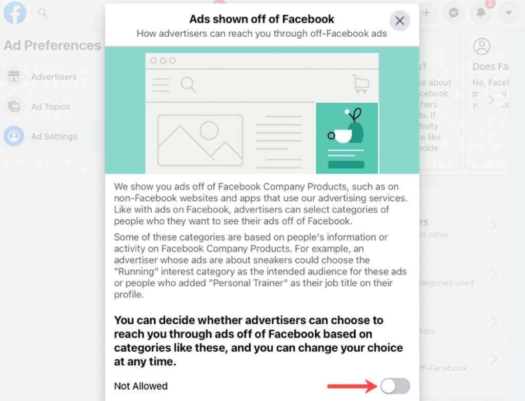 Cách thay đổi tùy chọn quảng cáo trên Facebook của bạn 16 Cách thay đổi tùy chọn quảng cáo trên Facebook của bạn