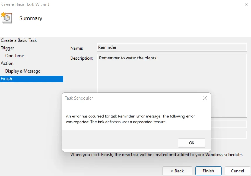 Cách thiết lập lời nhắc định kỳ trên Windows 13 Cách thiết lập lời nhắc định kỳ trên Windows
