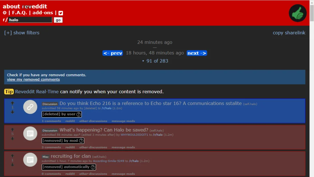 Cách xem các bài đăng trên Reddit đã xóa 2 Cách xem các bài đăng trên Reddit đã xóa