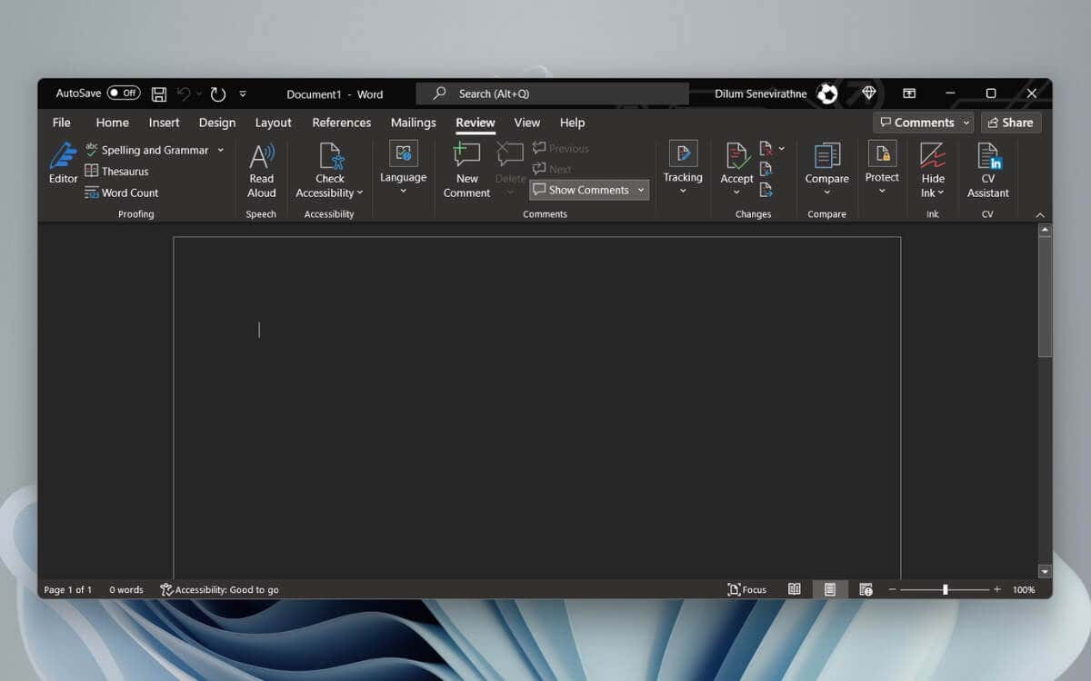 Tại sao Microsoft Word bị đen trên PC của bạn (Và cách khắc phục)
