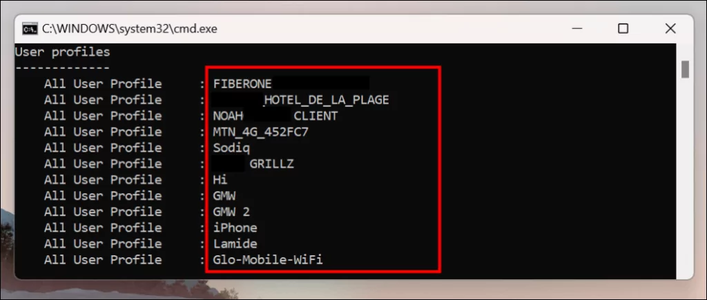 Cách chia sẻ kết nối mạng Wi-Fi trong Windows 11 22 Cách chia sẻ kết nối mạng Wi-Fi trong Windows 11