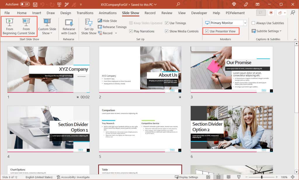 Cách bắt đầu và điều hướng trình chiếu PowerPoint 2 Cách bắt đầu và điều hướng trình chiếu PowerPoint