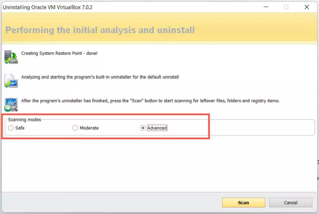 Cách gỡ cài đặt hoàn toàn VirtualBox trong Windows 17 Cách gỡ cài đặt hoàn toàn VirtualBox trong Windows