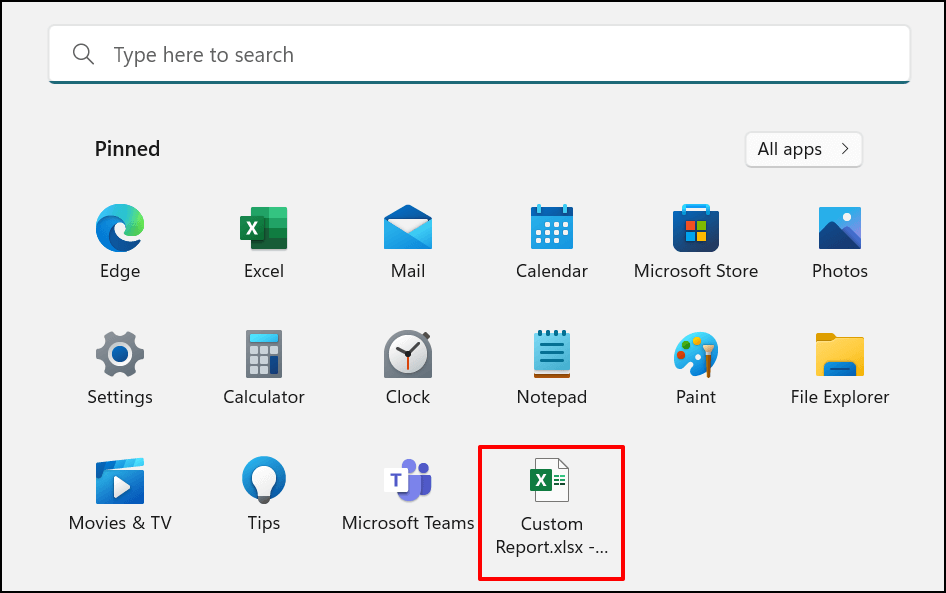 Cách thêm phím tắt vào menu bắt đầu của Windows 13 Cách thêm phím tắt vào menu bắt đầu của Windows