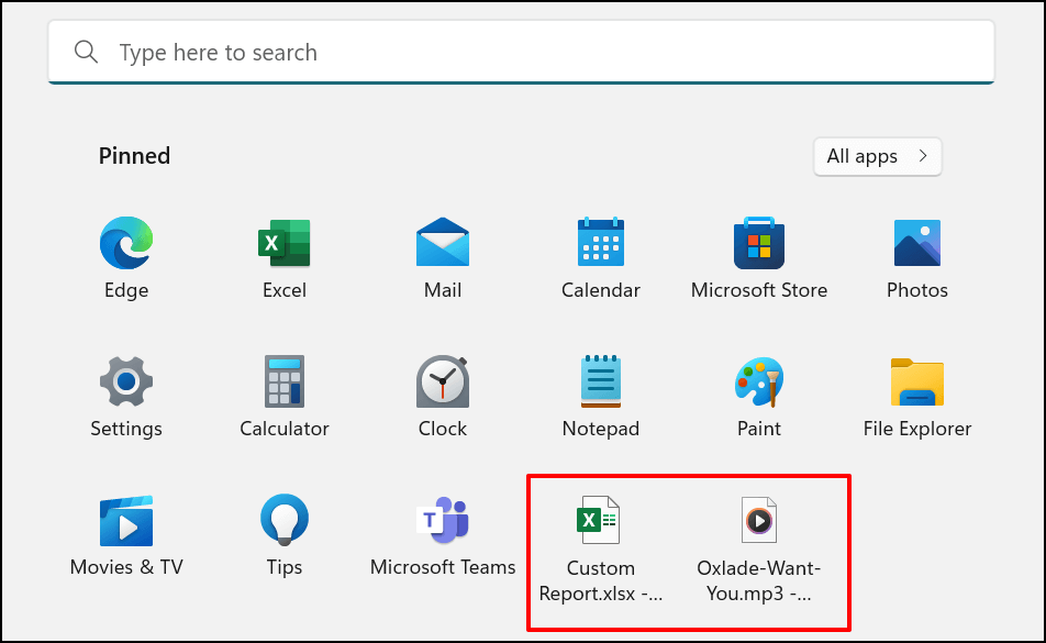 Cách thêm phím tắt vào menu bắt đầu của Windows 22 Cách thêm phím tắt vào menu bắt đầu của Windows