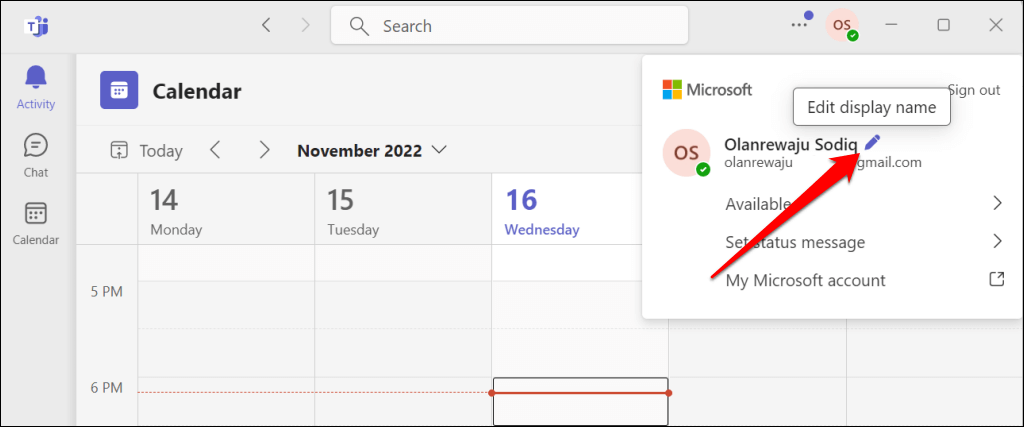Cách thay đổi tên của bạn trong Microsoft Teams 3 Cách thay đổi tên của bạn trong Microsoft Teams