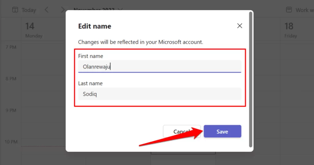 Cách thay đổi tên của bạn trong Microsoft Teams 4 Cách thay đổi tên của bạn trong Microsoft Teams