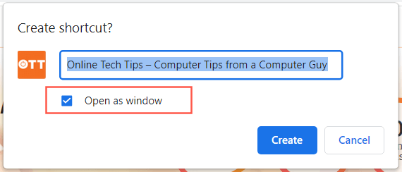 - Bàn trợ giúp Geek Tạo phím tắt ứng dụng web lũy tiến hình ảnh 2