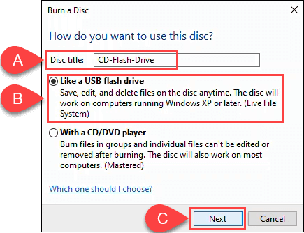 Cách ghi đĩa CD, DVD và Blu-ray trong Windows 11/10 4 Cách ghi đĩa CD, DVD và Blu-ray trong Windows 11/10