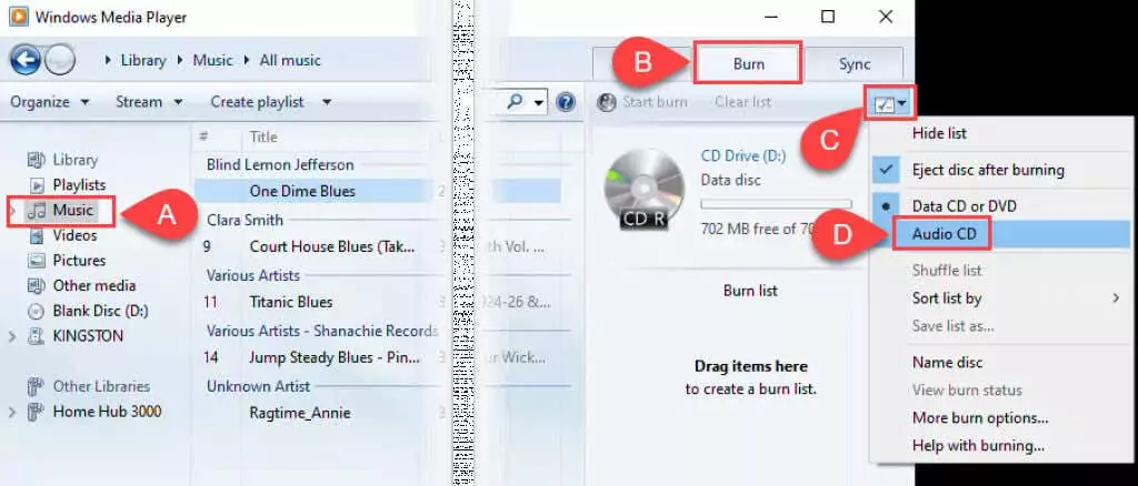 Cách ghi đĩa CD, DVD và Blu-ray trong Windows 11/10 14 Cách ghi đĩa CD, DVD và Blu-ray trong Windows 11/10