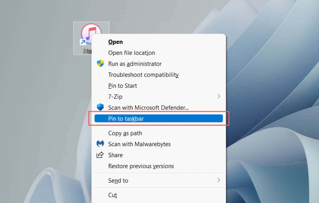 Cách thêm phím tắt vào thanh tác vụ Windows 4 Cách thêm phím tắt vào thanh tác vụ Windows