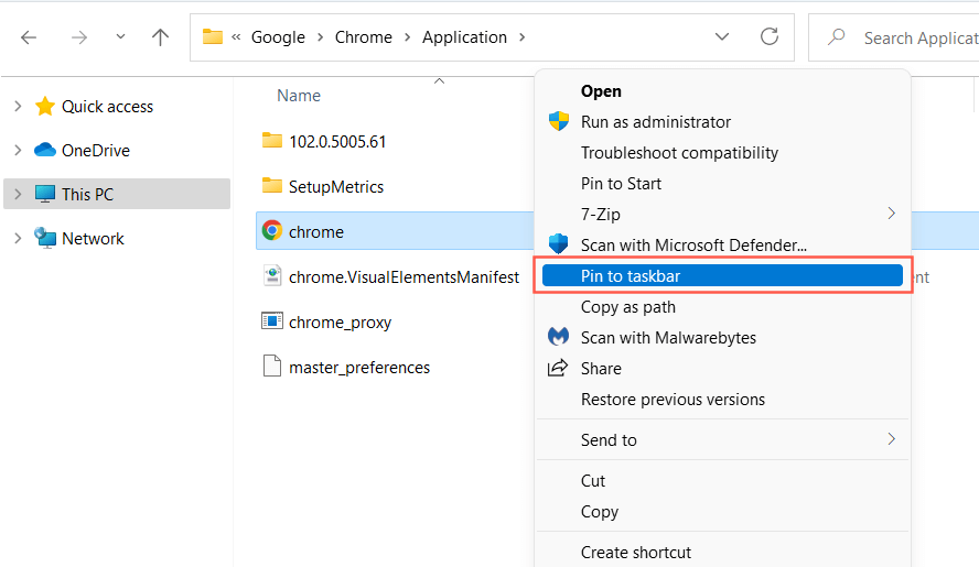 - Bàn trợ giúp Geek Ghim ứng dụng vào thanh tác vụ thông qua File Explorer hình ảnh 2