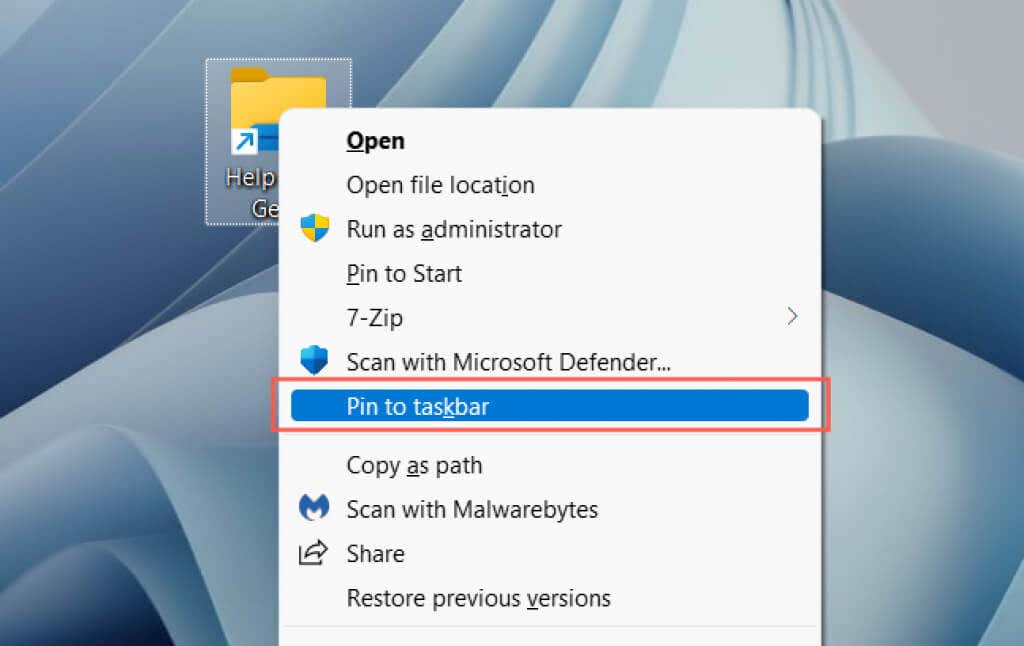 Cách thêm phím tắt vào thanh tác vụ Windows 13 Cách thêm phím tắt vào thanh tác vụ Windows