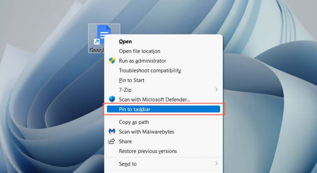 Cách thêm phím tắt vào thanh tác vụ Windows 26 Cách thêm phím tắt vào thanh tác vụ Windows
