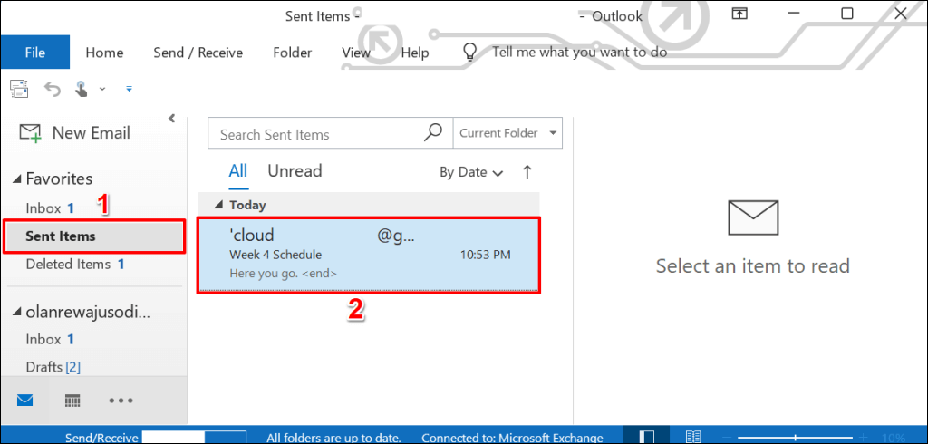 Cách hủy gửi email trong Outlook 11 Cách hủy gửi email trong Outlook