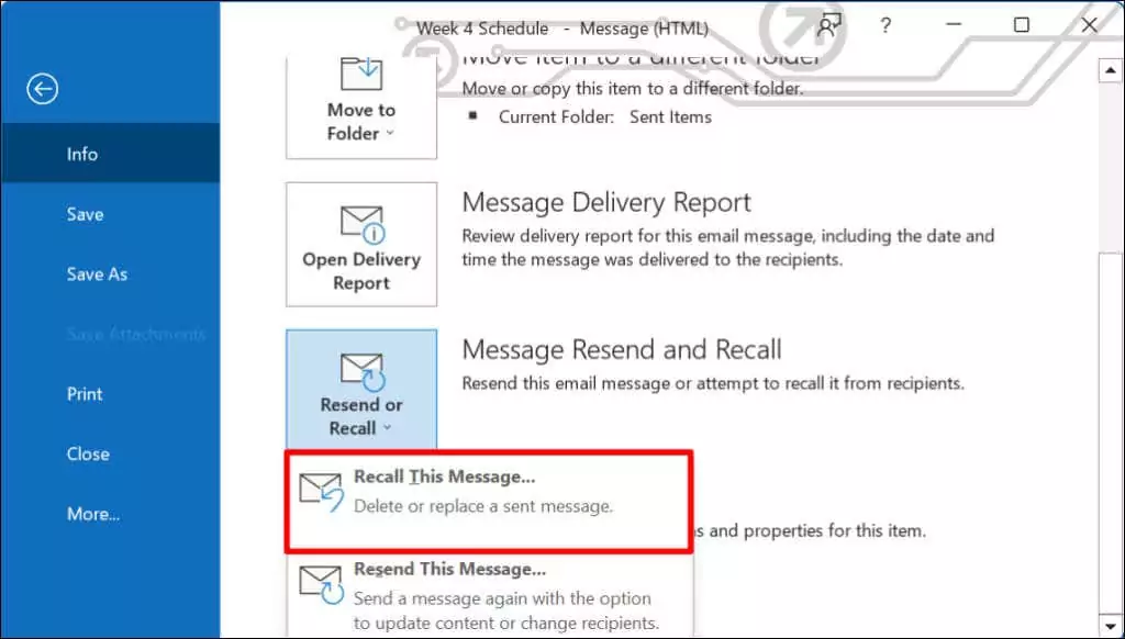 Cách hủy gửi email trong Outlook 14 Cách hủy gửi email trong Outlook