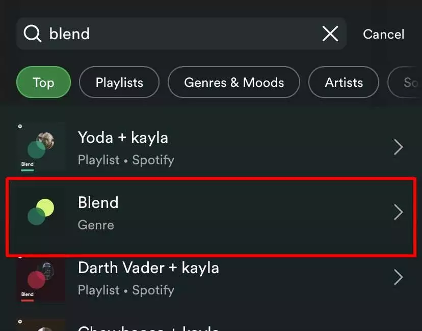 Cách tạo danh sách phát Spotify Blend với người dùng khác 2 Cách tạo danh sách phát Spotify Blend với người dùng khác