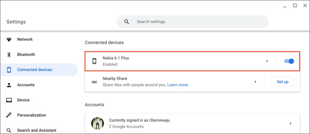 Cách kết nối điện thoại với Chromebook bằng Phone Hub 41 Cách kết nối điện thoại với Chromebook bằng Phone Hub