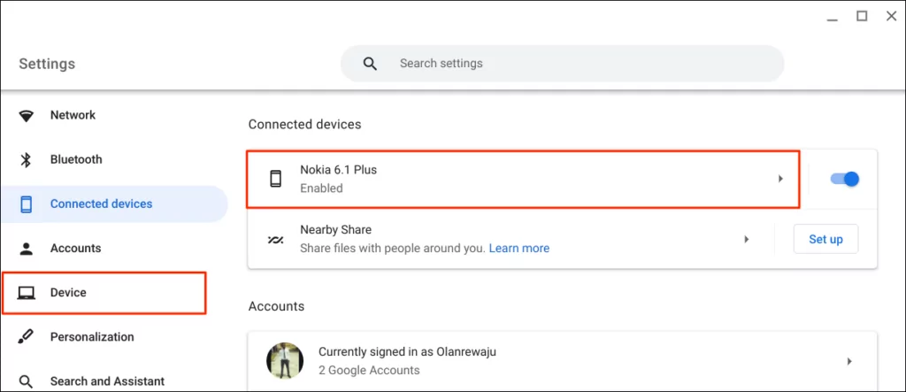 Cách kết nối điện thoại với Chromebook bằng Phone Hub 43 Cách kết nối điện thoại với Chromebook bằng Phone Hub