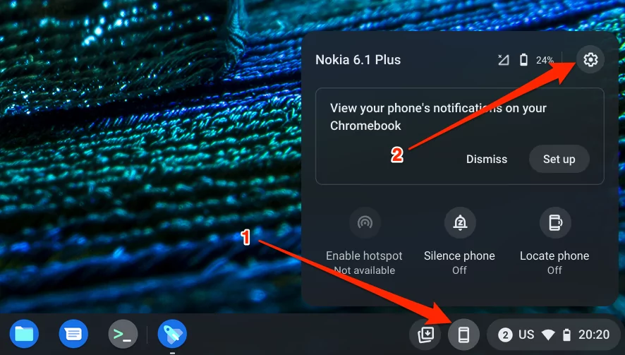 Cách kết nối điện thoại với Chromebook bằng Phone Hub 44 Cách kết nối điện thoại với Chromebook bằng Phone Hub