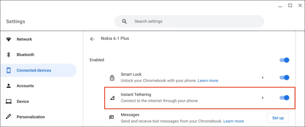 Cách kết nối điện thoại với Chromebook bằng Phone Hub 51 Cách kết nối điện thoại với Chromebook bằng Phone Hub