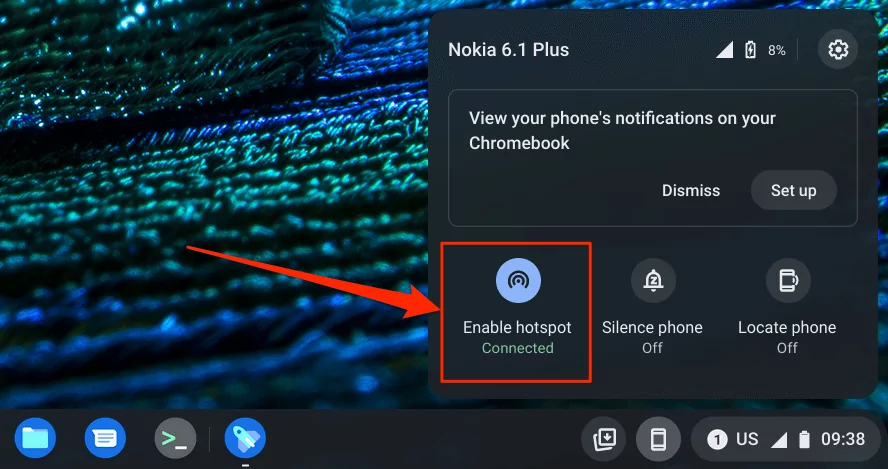 Cách kết nối điện thoại với Chromebook bằng Phone Hub 53 Cách kết nối điện thoại với Chromebook bằng Phone Hub