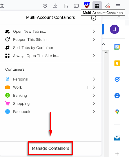 Firefox Containers: Sử dụng chúng để tổ chức cuộc sống trực tuyến của bạn 8 Firefox Containers: Sử dụng chúng để tổ chức cuộc sống trực tuyến của bạn