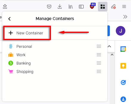 Firefox Containers: Sử dụng chúng để tổ chức cuộc sống trực tuyến của bạn 9 Firefox Containers: Sử dụng chúng để tổ chức cuộc sống trực tuyến của bạn