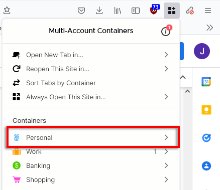 Firefox Containers: Sử dụng chúng để tổ chức cuộc sống trực tuyến của bạn 12 Firefox Containers: Sử dụng chúng để tổ chức cuộc sống trực tuyến của bạn