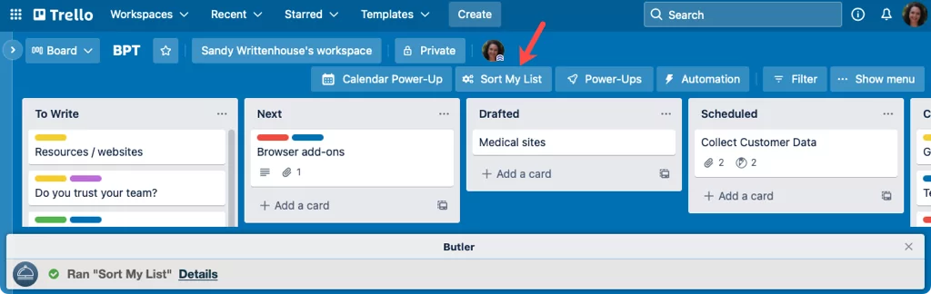 Cách sử dụng Quản gia cho Trello 9 Cách sử dụng Quản gia cho Trello