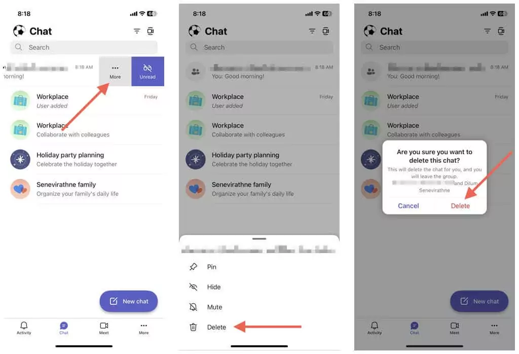 Cách xóa một cuộc trò chuyện trong Microsoft Teams 5 Cách xóa một cuộc trò chuyện trong Microsoft Teams