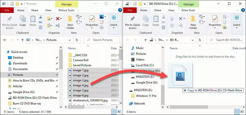 Cách ghi đĩa CD, DVD và Blu-ray trong Windows 11/10 6 Cách ghi đĩa CD, DVD và Blu-ray trong Windows 11/10