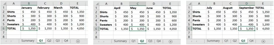 cách tính tổng trên nhiều trang tính trong excel-7 được nén - Help Desk Geek Cách Tính Tổng Nhiều Trang Tính Trong Excel Hình 8