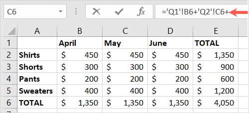 cách tính tổng trên nhiều trang tính trong excel-13 được nén - Help Desk Geek Cách Tính Tổng Nhiều Sheet Trong Excel Hình 14