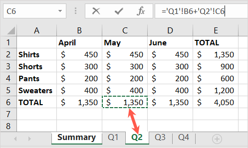 cách tính tổng trên nhiều trang tính trong excel-12 được nén - Help Desk Geek Cách Tính Tổng Nhiều Sheet Trong Excel Hình 13