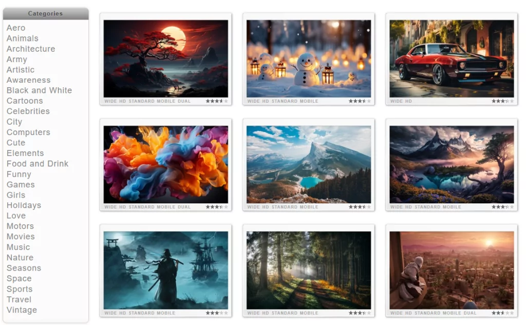 hình nền toàn diện - Help Desk Geek ảnh chụp màn hình của trang web Wallpaperswide