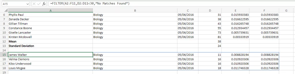 cách sử dụng-bộ lọc-chức năng-in-microsoft-excel-4-nén - Bộ phận trợ giúp Geek Bảng tính Excel với ví dụ về hàm LỌC
